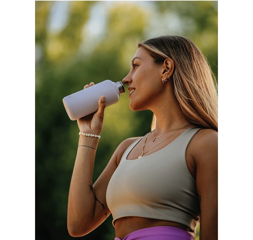 Zdravá fľaša EQUA TIMELESS Lilac, 600 ml eko fľaša